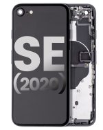 Iphone Se (2020) ile Uyumlu Arka Muhafaza Küçük Bileşenlerle Önceden Takılmış iphone SE 2020 ile Uyumlu Kullanılmış  Çekme: Sınıf A Siyah - Görsel 2