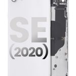 Iphone Se (2020) ile Uyumlu Arka Muhafaza Küçük Bileşenlerle Önceden Takılmış iphone SE 2020 ile Uyumlu Kullanılmış  Çekme: Sınıf B Beyaz