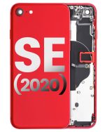 Iphone Se (2020) ile Uyumlu Arka Muhafaza Küçük Bileşenlerle Önceden Takılmış iphone SE 2020 ile Uyumlu Kullanılmış  Çekme: Sınıf C Kırmızı