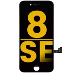 Iphone Se (2020) ile Uyumlu Ekran Dokunmatik Orijinal Siyah
