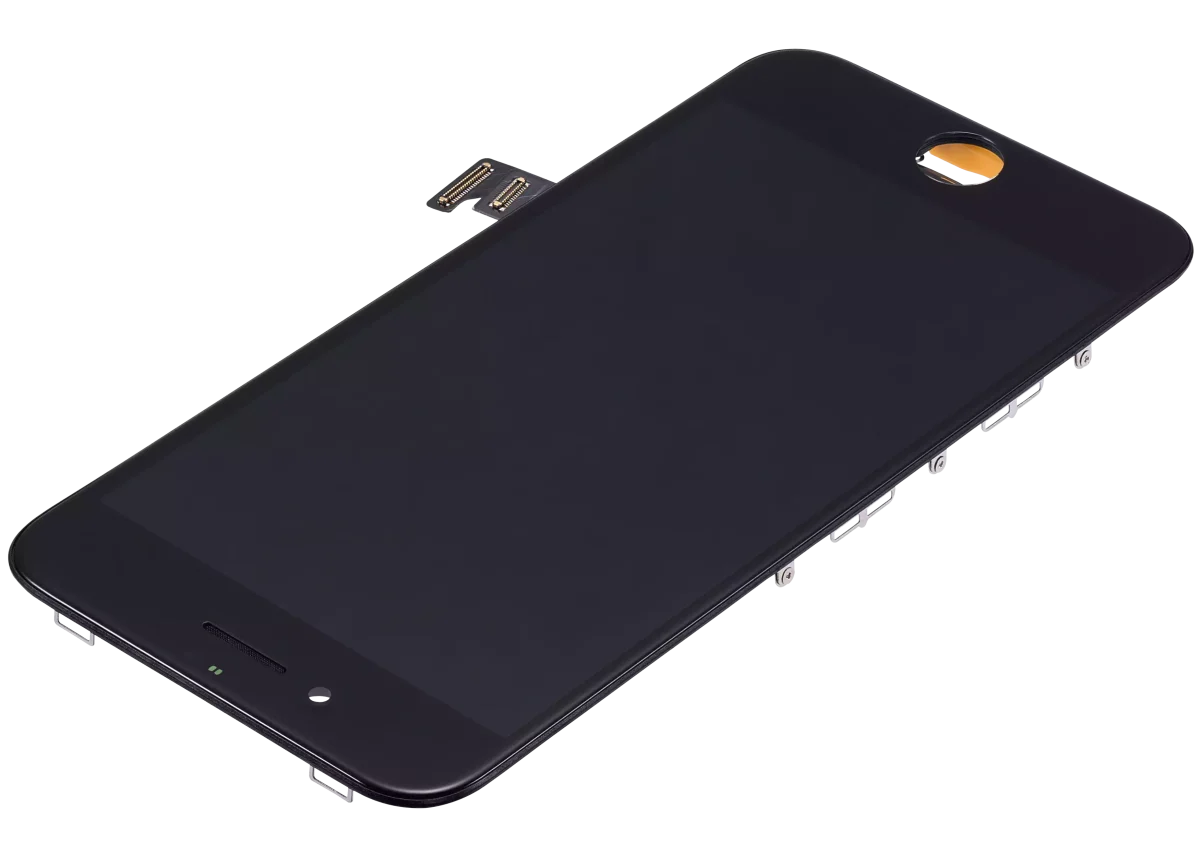 Iphone Se (2020) ile Uyumlu Ekran Dokunmatik Üst Camı Değişmiş Siyah - Görsel 3