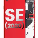 Iphone Se (2020) ile Uyumlu Kasa Bileşenler Önceden Takılmış iphone SE 2020 ile Uyumlu Kasa Kasa Kırmızı