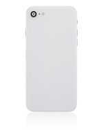 Iphone Se (2020) ile Uyumlu Küçük Bileşenler Önceden Takılmış Arka Muhafaza iphone SE 2020 Logo Yok Plus Beyaz ile Uyumlu - Görsel 3