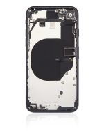 Iphone Se (2020) ile Uyumlu Küçük Bileşenler Önceden Takılmış Arka Muhafaza iphone SE 2020 Logo Yok Plus Siyah ile Uyumlu - Görsel 4