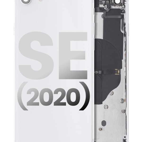 Iphone Se (2020) ile Uyumlu Küçük Bileşenler Önceden Takılmış Arka Muhafaza iphone SE 2020 ile Uyumlu Kullanılmış  Çekme: Sınıf A Beyaz