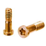 Iphone Se (2020) ile Uyumlu Pentalobe Vidalar iphone 8 / 8 Plus / SE 2020 / SE 2022 ile Uyumlu 6 ADET Gold