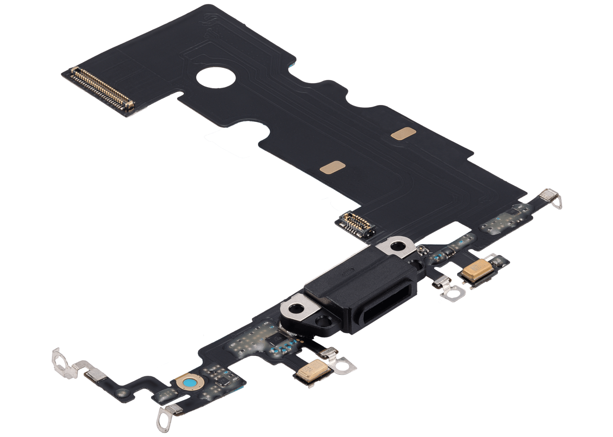 Iphone Se (2020) ile Uyumlu Şarj Portu Esnek Kablosu iphone SE 2020 Aftermarket Plus Uzay Grisi ile Uyumlu - Görsel 3