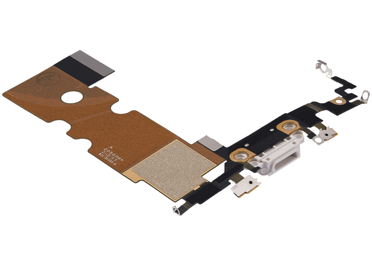 Iphone Se (2020) ile Uyumlu Şarj Portu Esnek Kablosu iphone SE 2020 Premium Beyaz ile Uyumlu - Görsel 3