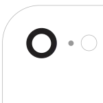 Iphone Se (2020) ile Uyumlu Yapışkanlı Arka Kamera Servis Paket Orjinal Ürün Lensi Sadece Cam iphone 7 / 8 / SE 2020 / SE 2022 ile Uyumlu Tüm Renkler  Gerçek Safir / Premium - Görsel 2