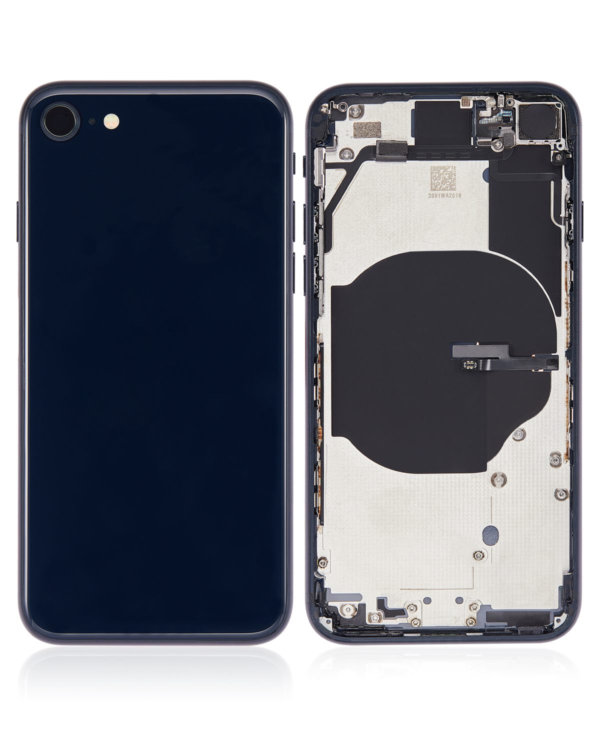 Iphone Se (2022) ile Uyumlu Küçük Bileşenler Önceden Takılmış Arka Muhafaza iphone SE 2022 ile Uyumlu Kullanılmış  Çekme:  Gece ​​Yarısı - Görsel 2