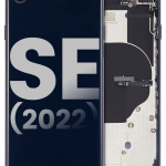 Iphone Se (2022) ile Uyumlu Küçük Bileşenler Önceden Takılmış Arka Muhafaza iphone SE 2022 ile Uyumlu Kullanılmış  Çekme: Sınıf B Gece ​​Yarısı