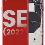 Iphone Se (2022) ile Uyumlu Küçük Bileşenler Önceden Takılmış Arka Muhafaza iphone SE 2022 ile Uyumlu Kullanılmış  Çekme: Sınıf C Kırmızı