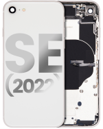 Iphone Se (2022) ile Uyumlu Küçük Bileşenler Önceden Takılmış Arka Muhafaza iphone SE 2022 ile Uyumlu Kullanılmış  Çekme:  Starlight - Görsel 3