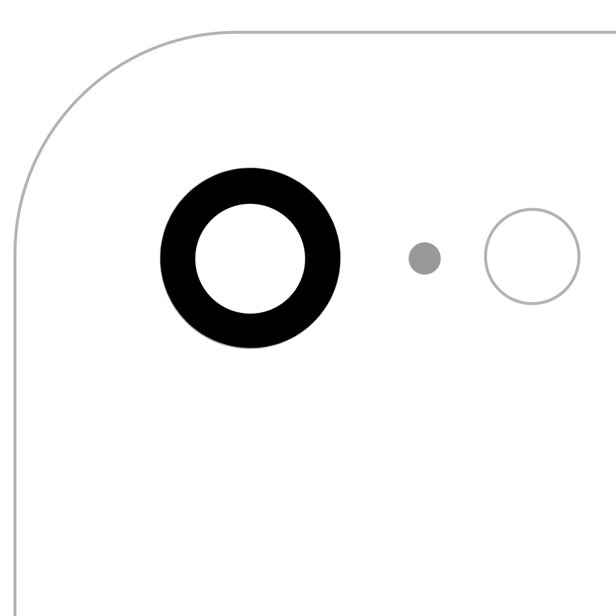 Iphone Se (2022) ile Uyumlu Yapışkanlı Arka Kamera Servis Paket Orjinal Ürün Lensi Sadece Cam iphone 7 / 8 / SE 2020 / SE 2022 Plus  ile Uyumlu - Görsel 2