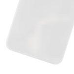 Iphone X ile Uyumlu Arka Kapak Camı ile Uyumlu Logo Yok Gümüş