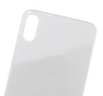 Iphone X ile Uyumlu Arka Kapak Camı ile Uyumlu Logo Yok Gümüş - Görsel 2