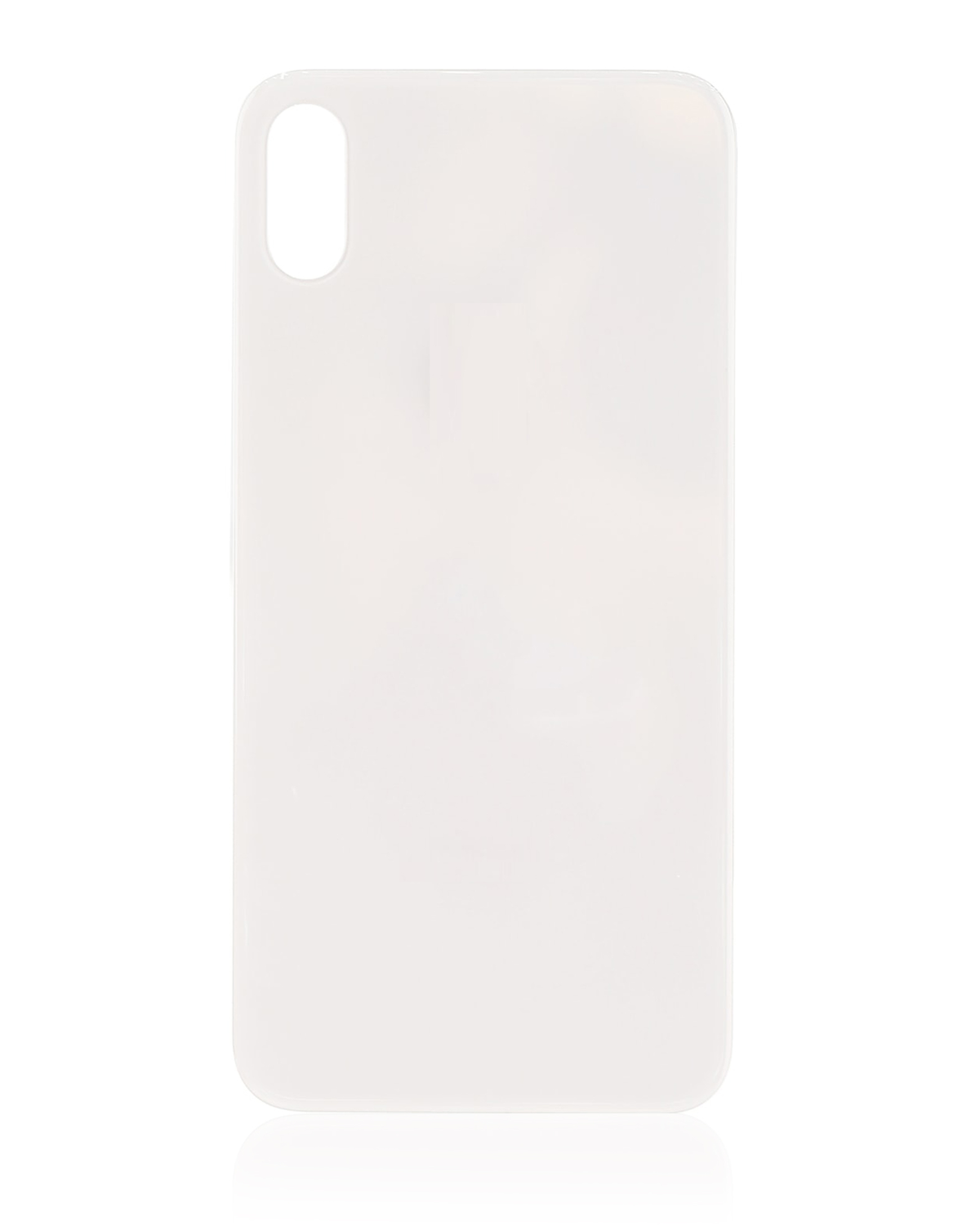 Iphone X ile Uyumlu Arka Kapak Camı ile Uyumlu Logo Yok Gümüş - Görsel 4