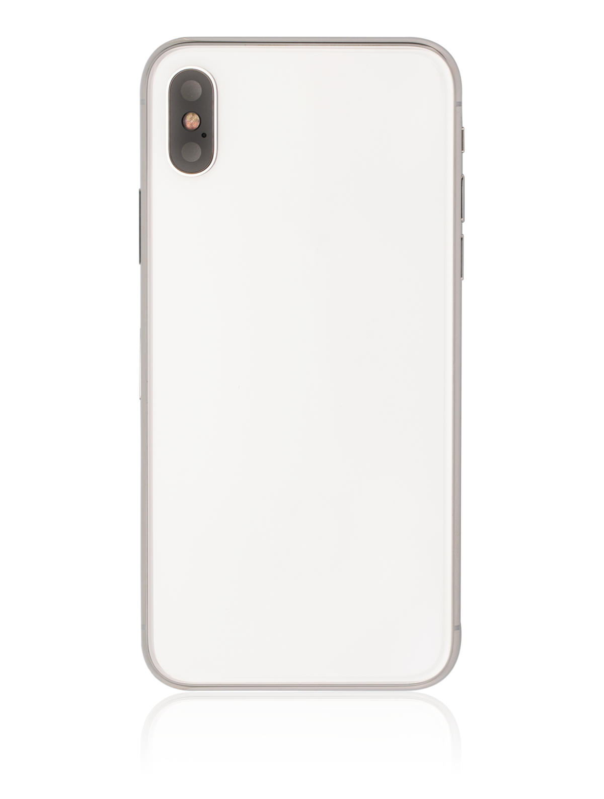 Iphone X ile Uyumlu Arka Muhafaza Küçük Bileşenlerle Önceden Takılmış ile Uyumlu Kullanılmış  Çekme: Sınıf A Gümüş - Görsel 2