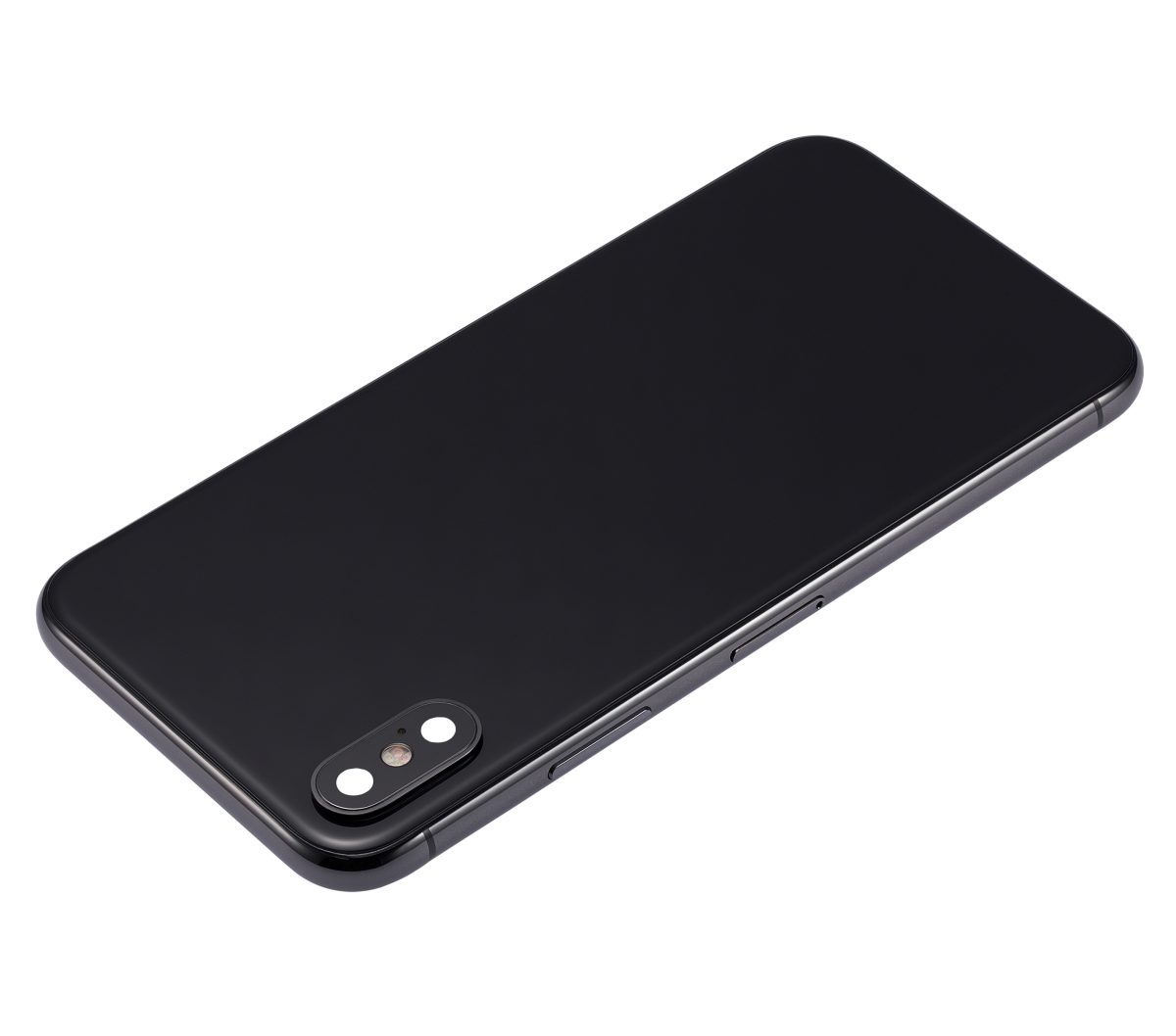 Iphone X ile Uyumlu Küçük Bileşenler Önceden Takılmış Arka Muhafaza Logo Yok Plus Uzay Grisi ile Uyumlu - Görsel 4