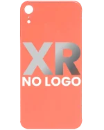 Iphone Xr ile Uyumlu Arka Kapak Camı ile Uyumlu Logo Yok Mercan - Görsel 4