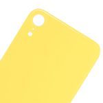 Iphone Xr ile Uyumlu Arka Kapak Camı ile Uyumlu Logo Yok Sarı