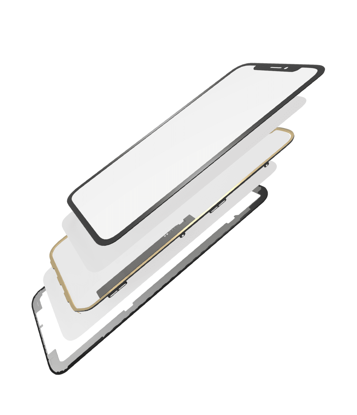 Iphone Xr ile Uyumlu Digitizer Flex'li Cam OCA Yok ve Çerçeve Önceden Takılmış ile Uyumlu Premium Kalite / 4'ü 1 Arada 2 Paket - Görsel 2