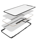 Iphone Xr ile Uyumlu Digitizer Flex'li Cam OCA Yok ve Çerçeve Önceden Takılmış ile Uyumlu Premium Kalite / 4'ü 1 Arada 2 Paket - Görsel 3