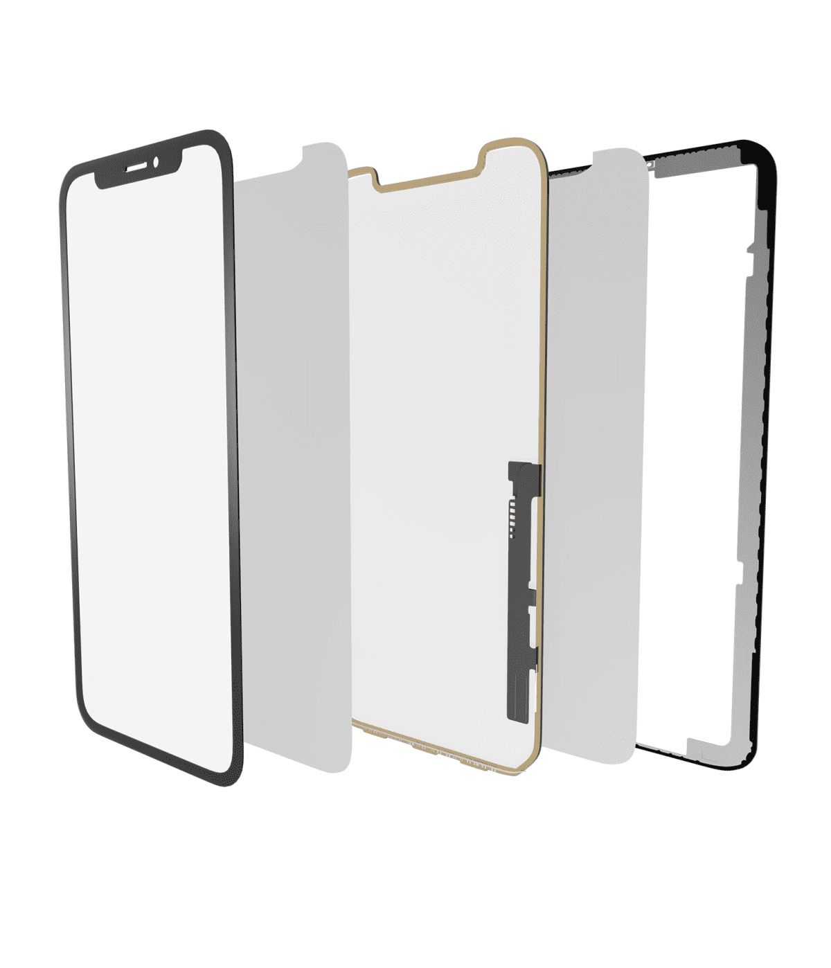 Iphone Xr ile Uyumlu Digitizer Flex'li Cam OCA Yok ve Çerçeve Önceden Takılmış ile Uyumlu Premium Kalite / 4'ü 1 Arada 2 Paket - Görsel 5
