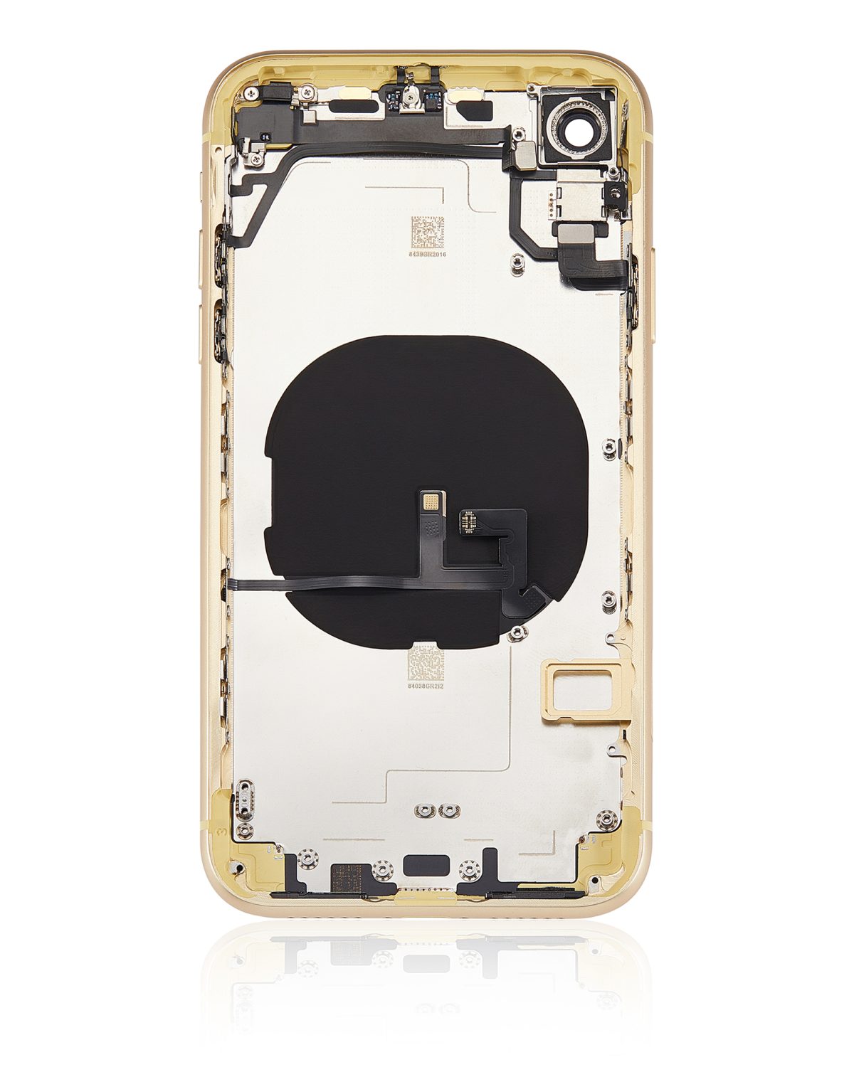 Iphone Xr ile Uyumlu Kasa Bileşenler Önceden Takılmış  Sarı ile Uyumlu Kasa - Görsel 2