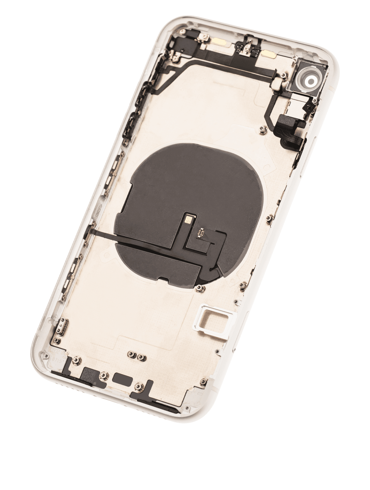 Iphone Xr ile Uyumlu Kasa Bileşenler Önceden Takılmış ile Uyumlu Kasa  Beyaz - Görsel 4