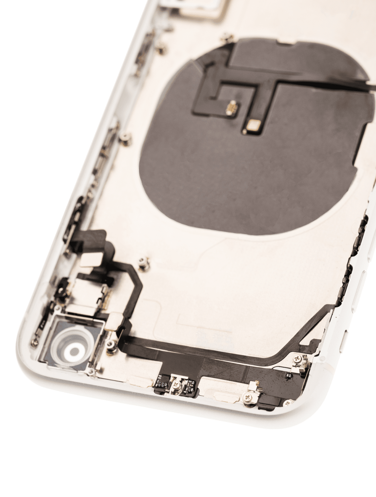 Iphone Xr ile Uyumlu Kasa Bileşenler Önceden Takılmış ile Uyumlu Kasa  Beyaz - Görsel 5