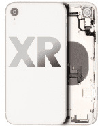 Iphone Xr ile Uyumlu Kasa Bileşenler Önceden Takılmış ile Uyumlu Kasa Kasa Beyaz