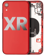Iphone Xr ile Uyumlu Kasa Bileşenler Önceden Takılmış ile Uyumlu Kasa Kasa Kırmızı