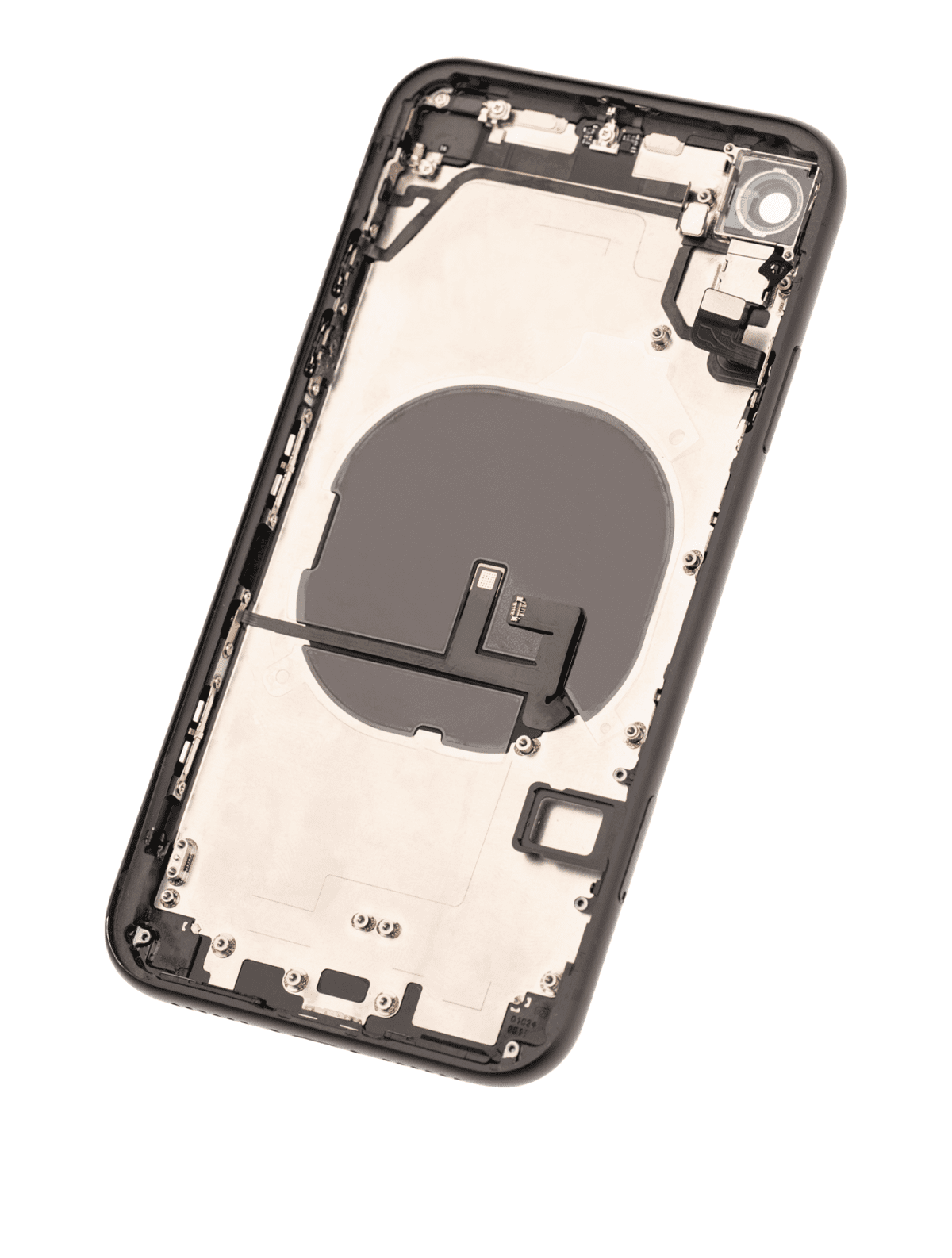 Iphone Xr ile Uyumlu Kasa Bileşenler Önceden Takılmış ile Uyumlu Kasa Kasa Siyah - Görsel 4