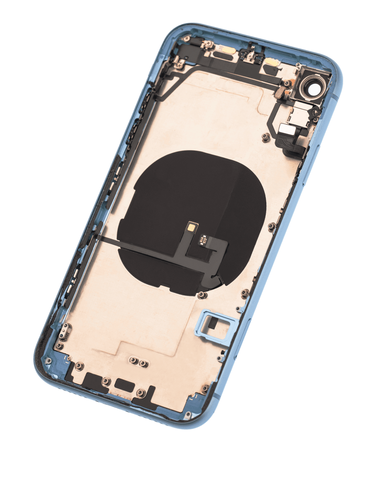 Iphone Xr ile Uyumlu Kasa Bileşenler Önceden Takılmış ile Uyumlu Kasa  Mavi - Görsel 4