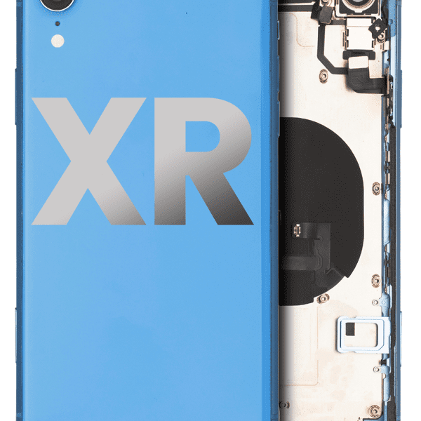 Iphone Xr ile Uyumlu Kasa Bileşenler Önceden Takılmış ile Uyumlu Kasa  Mavi