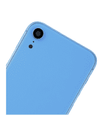 Iphone Xr ile Uyumlu Küçük Bileşenler Önceden Takılmış Arka Muhafaza Logo Yok Plus Mavi ile Uyumlu - Görsel 4