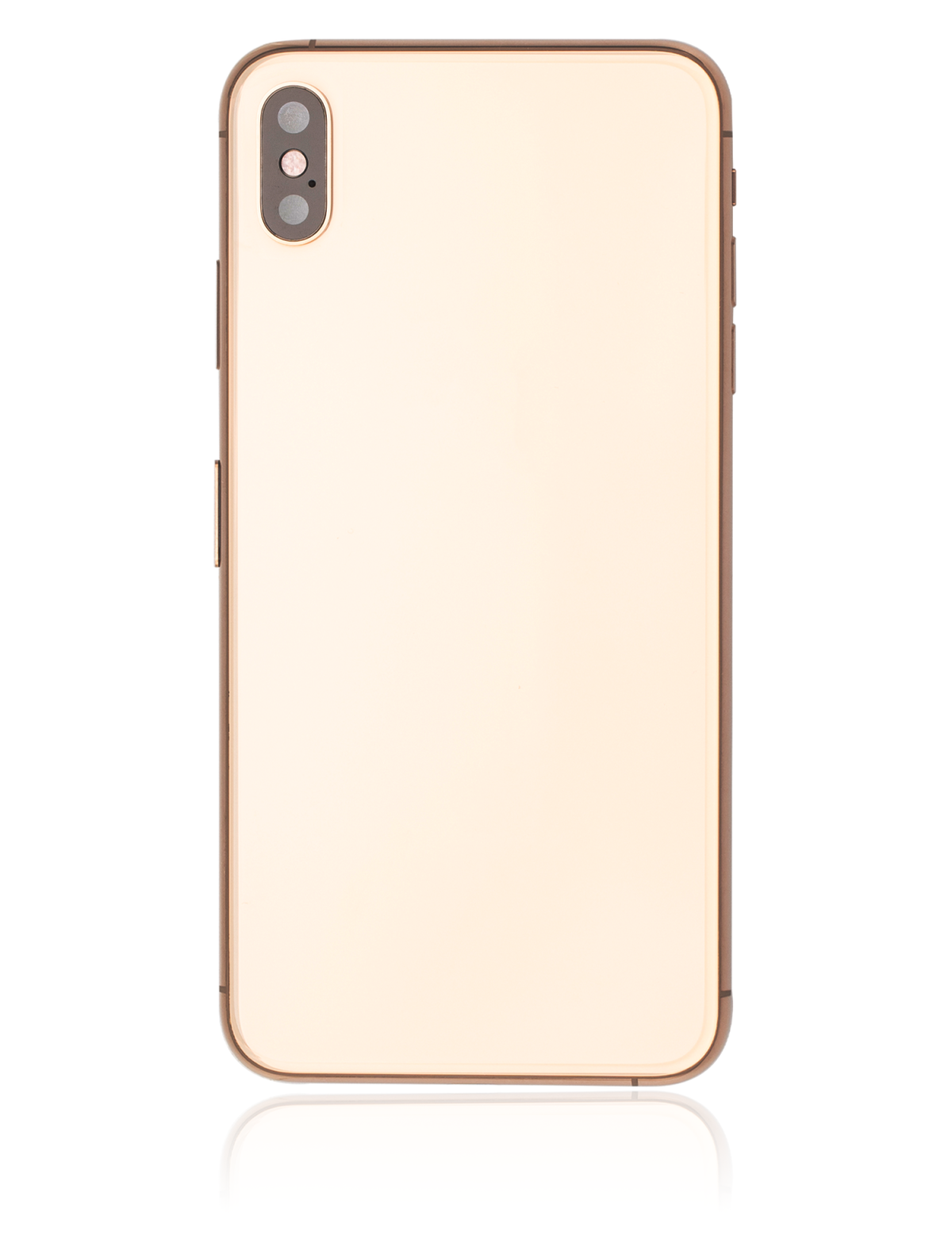 Iphone Xs Max ile Uyumlu Arka Muhafaza Küçük Bileşenlerle Önceden Takılmış ile Uyumlu Kullanılmış  Çekme:  Gold - Görsel 2
