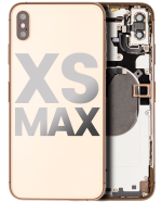 Iphone Xs Max ile Uyumlu Arka Muhafaza Küçük Bileşenlerle Önceden Takılmış ile Uyumlu Kullanılmış  Çekme: Sınıf C Gold