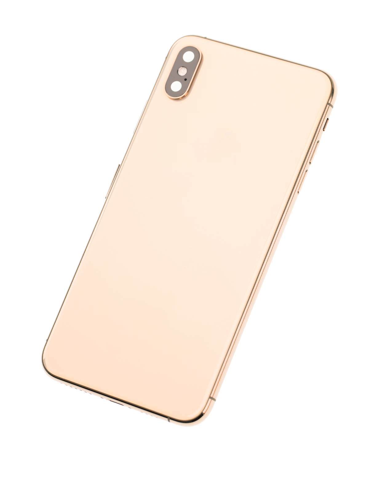 Iphone Xs Max ile Uyumlu Arka Muhafaza Küçük Bileşenlerle Önceden Takılmış ile Uyumlu Kullanılmış  Çekme:  Gold - Görsel 3