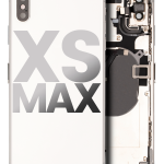 Iphone Xs Max ile Uyumlu Arka Muhafaza Küçük Bileşenlerle Önceden Takılmış ile Uyumlu Kullanılmış  Çekme: Sınıf C Gümüş