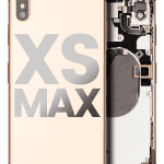 Iphone Xs Max ile Uyumlu Kasa Bileşenler Önceden Takılmış ile Uyumlu Kasa  Gold