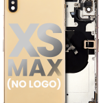Iphone Xs Max ile Uyumlu Kasa Bileşenler Önceden Takılmış ile Uyumlu Kasa Gold