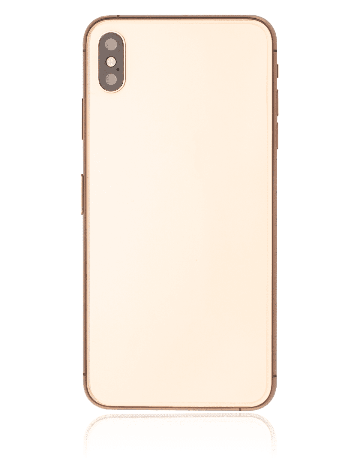 Iphone Xs Max ile Uyumlu Kasa Bileşenler Önceden Takılmış ile Uyumlu Kasa Kasa Gold - Görsel 2