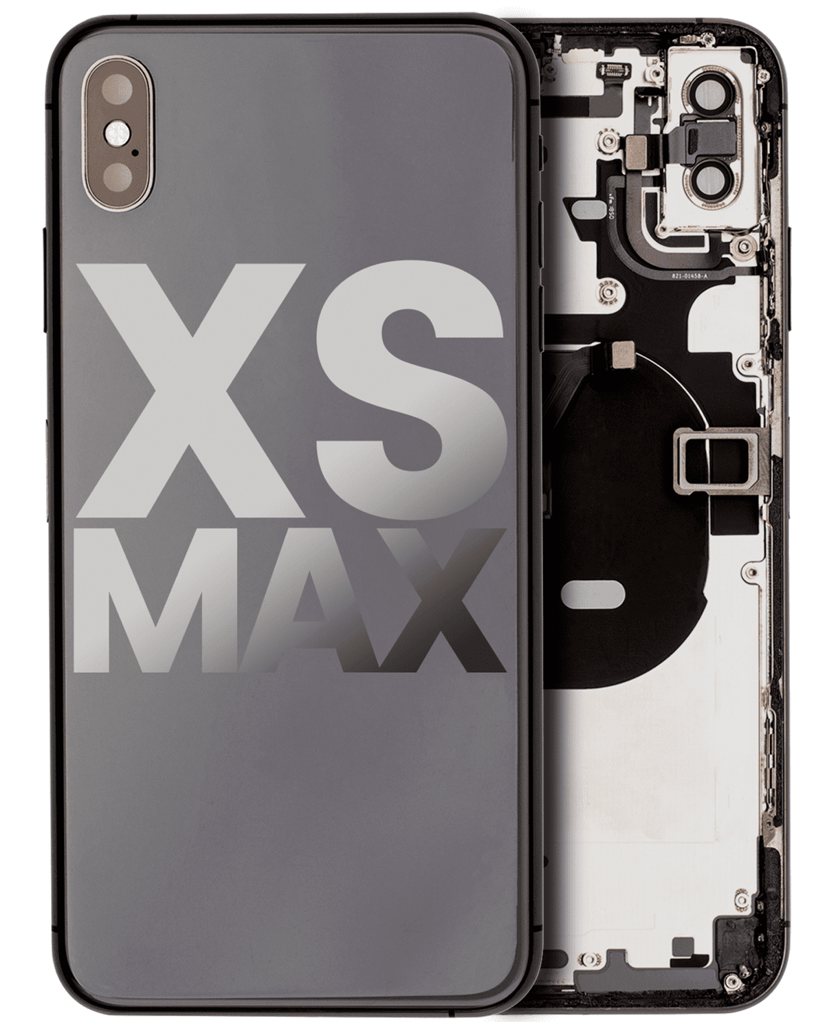 Iphone Xs Max ile Uyumlu Kasa Bileşenler Önceden Takılmış ile Uyumlu Kasa  Uzay Grisi