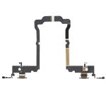 Iphone Xs Max ile Uyumlu Şarj Portu Esnek Kablosu Premium Gold ile Uyumlu - Görsel 2