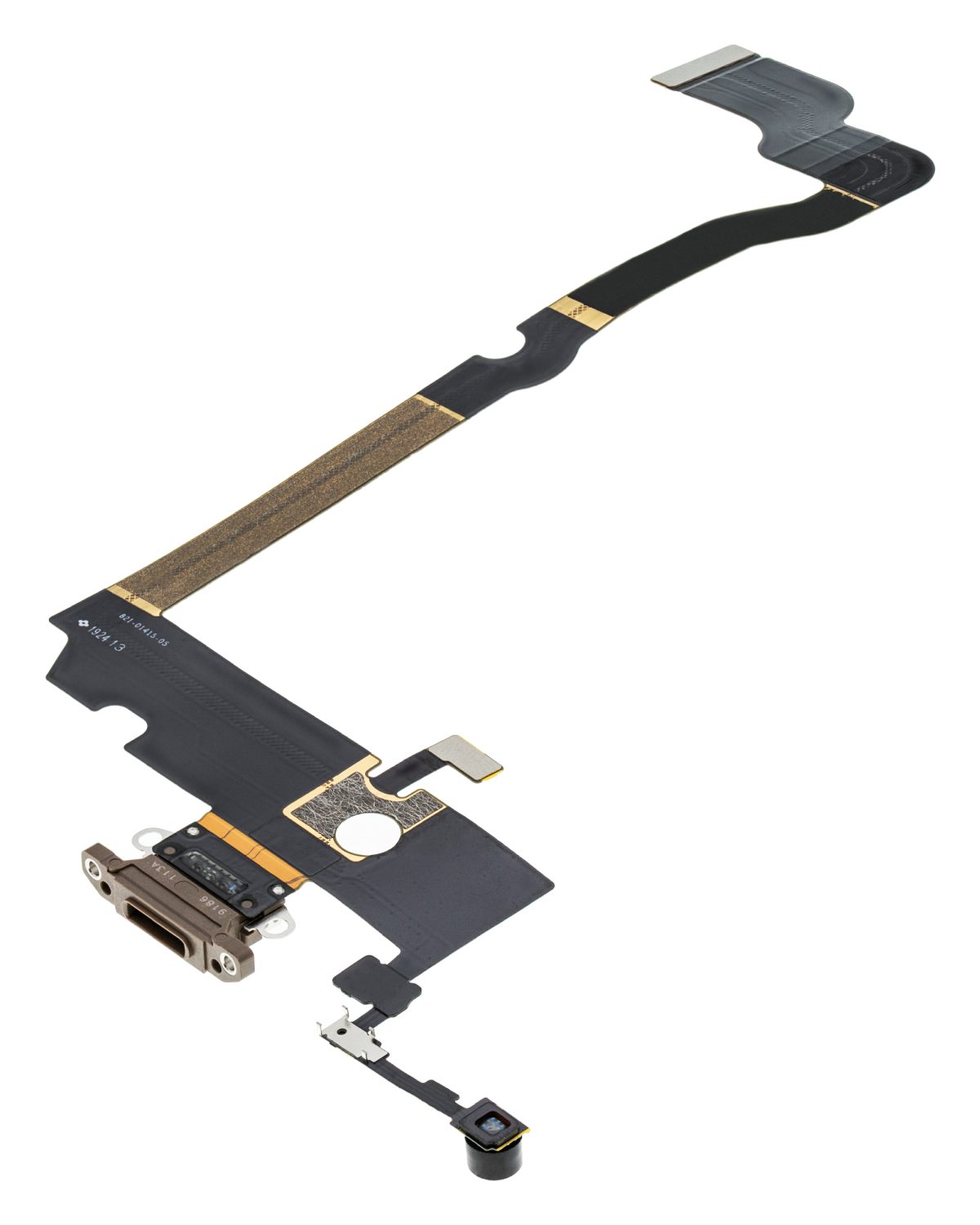 Iphone Xs Max ile Uyumlu Şarj Portu Esnek Kablosu Premium Gold ile Uyumlu - Görsel 4