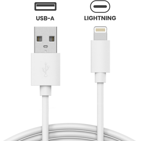 Iphone Xs Max ile Uyumlu USB-A - Lightning Kablosu 3ft. iphone / iPad İle Uyumlu  Sınıfı A/B Toplu Paketleme