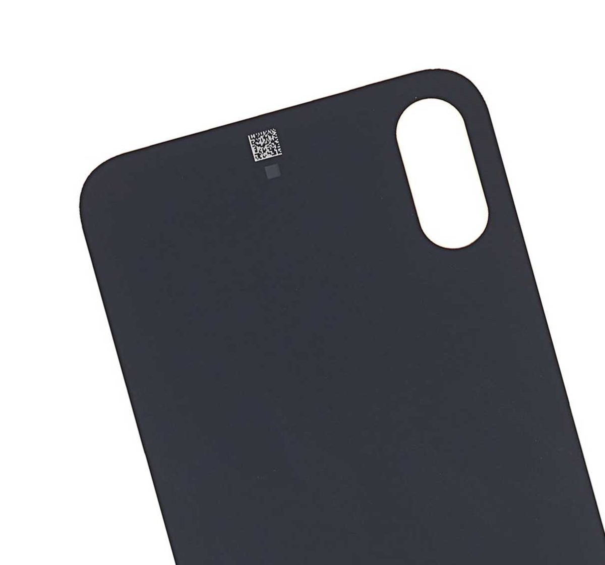 Iphone Xs ile Uyumlu Arka Kapak Camı ile Uyumlu Logo Yok Gümüş - Görsel 2