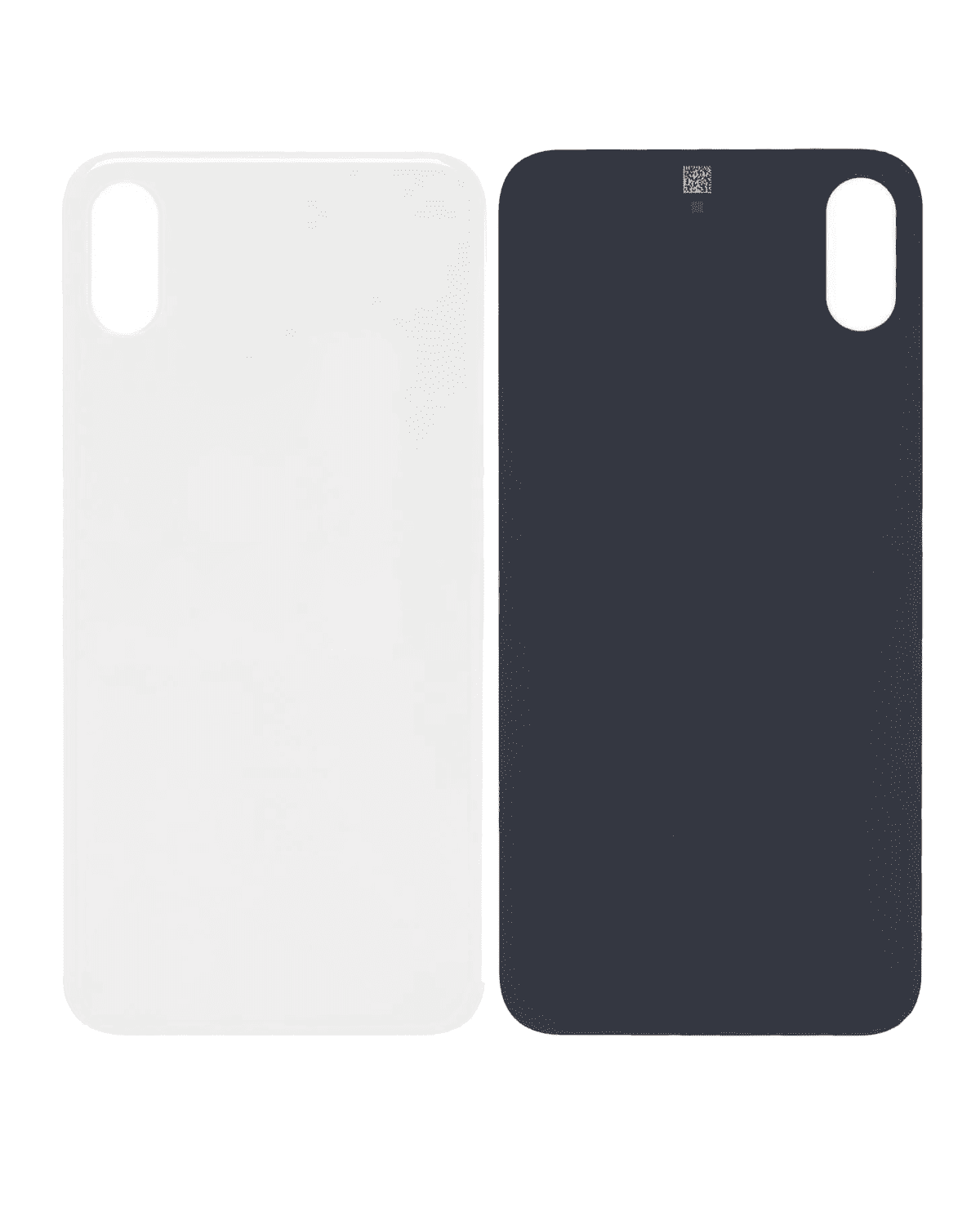 Iphone Xs ile Uyumlu Arka Kapak Camı ile Uyumlu Logo Yok Gümüş - Görsel 4